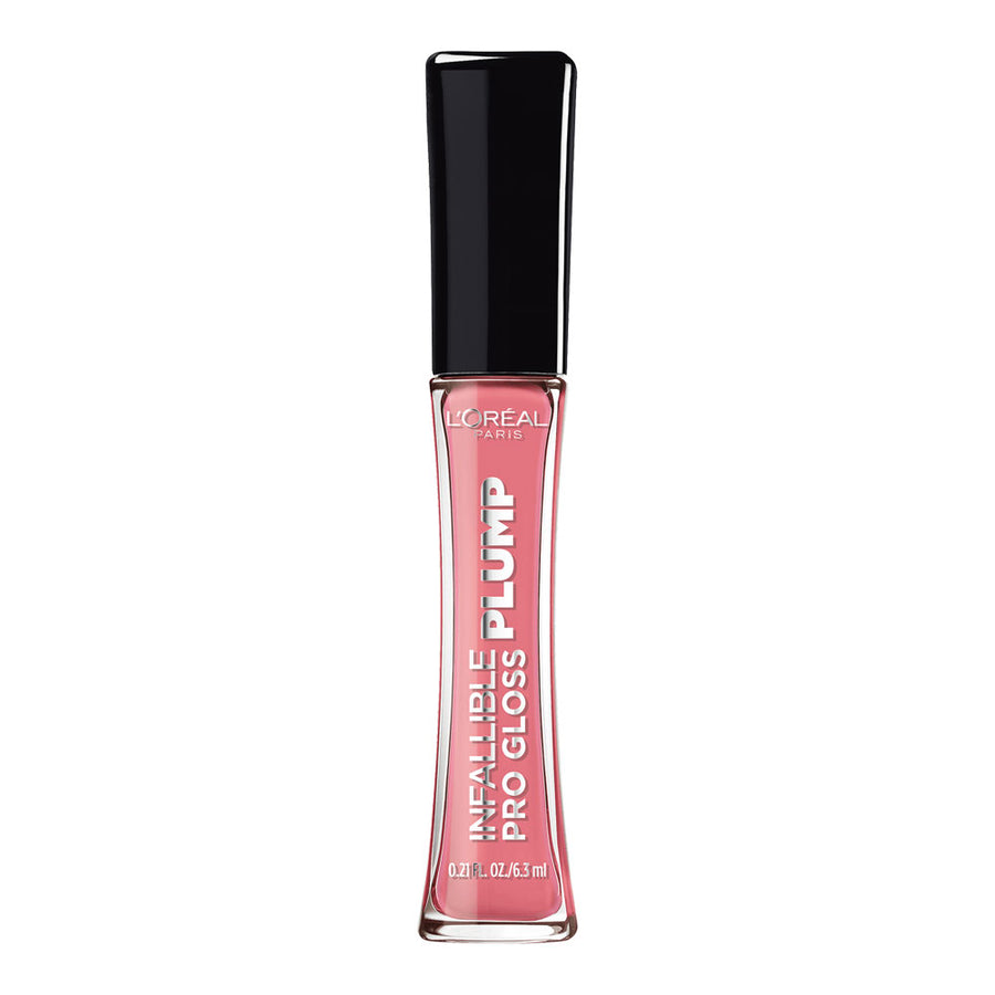 L'Oreal Gloss Plump 602 SHEER BLOSSOM lip gloss delivers fuller-looking lips with high-shine plump and hydrating comfort