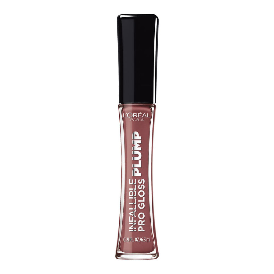 L'Oreal Gloss Plump 604 RADIANT MAUVE lip gloss delivers fuller-looking lips with high-shine plump and hydrating comfort