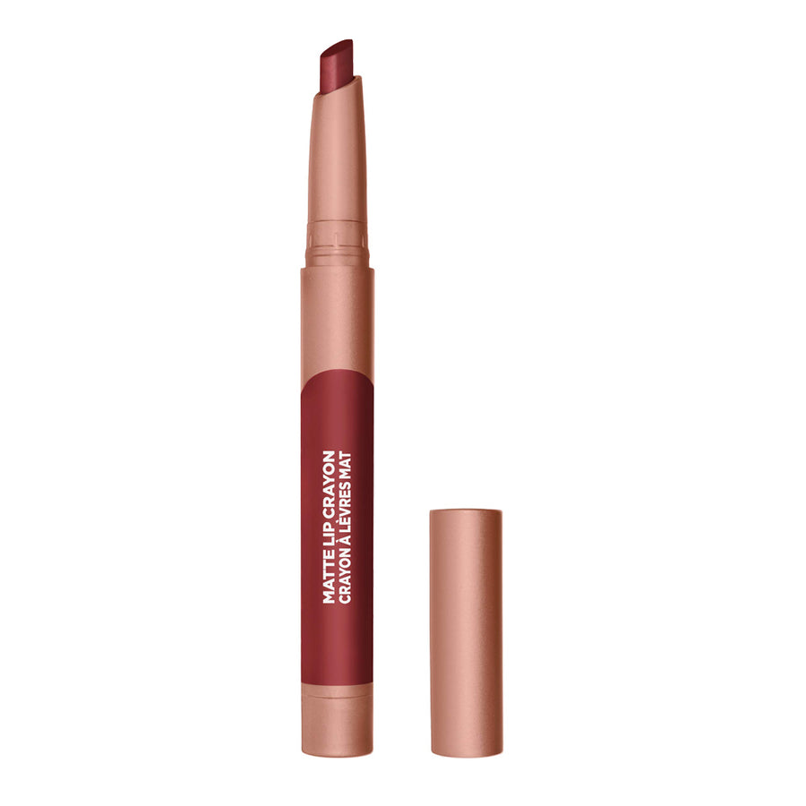 L'Oreal Matte Lip Crayon 507 SPICE OF LIFE – high-pigment matte lip crayon with Jojoba Oil, waterproof and easy to apply