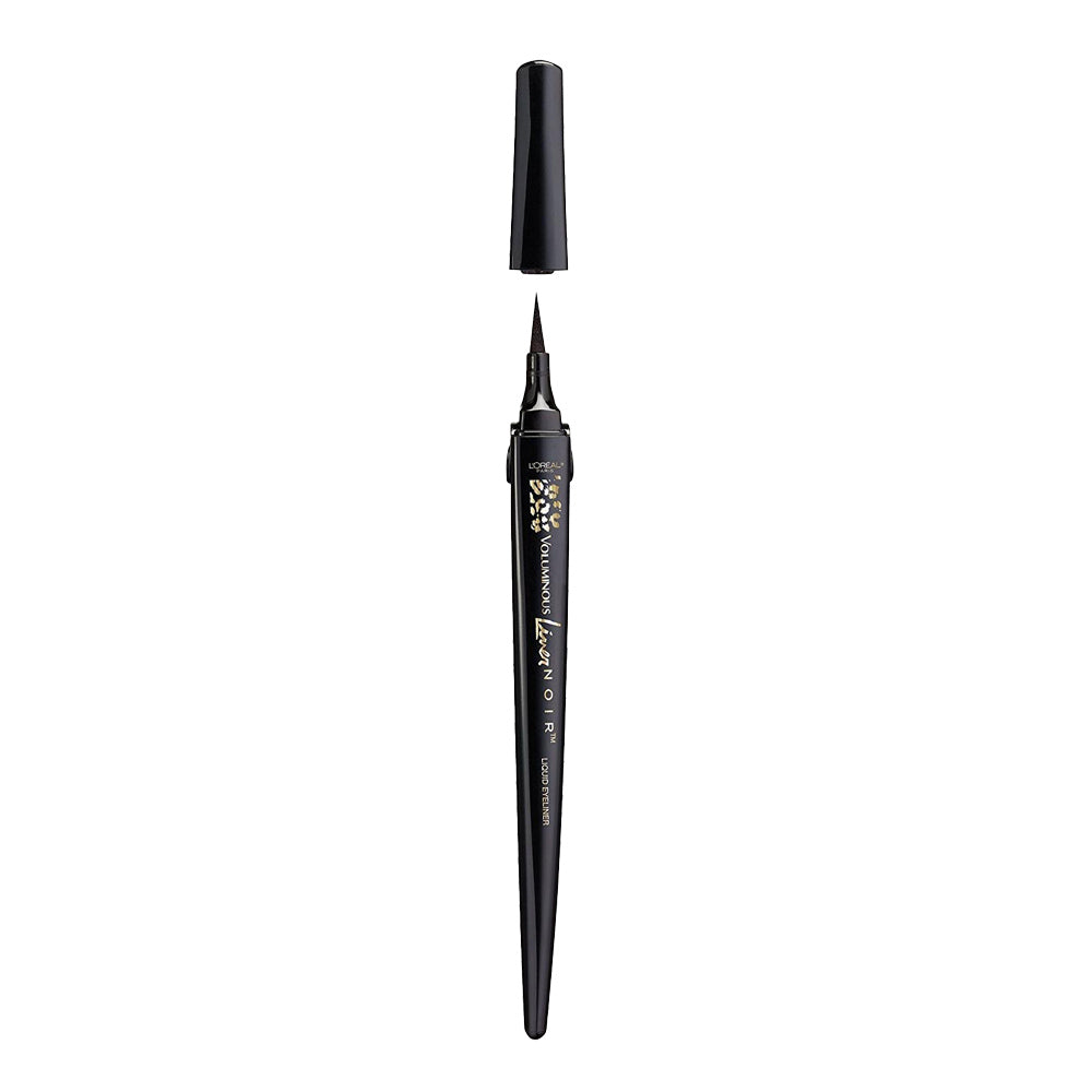 L’Oréal Voluminous Liner Noir Eyeliner 300 Blackest Black, ultra-fine felt-tip, matte long-wear