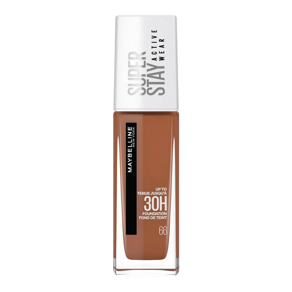 Maybelline Super Stay 30H Foundation 66 HAZELNUT – full coverage, matte, oil-free and transfer-resistant makeup
