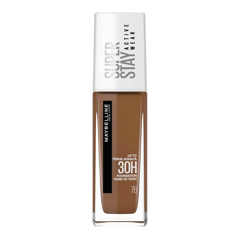 Maybelline Super Stay 30H Foundation 76 TRUFFLE – full coverage, matte, oil-free and transfer-resistant makeup
