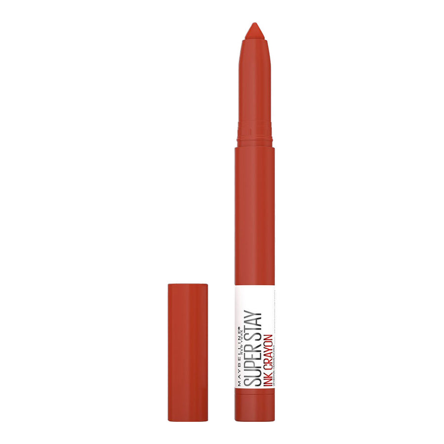 Maybelline Super Stay Ink Crayon 110 Rise To The Top with longwear matte finish and precise crayon application