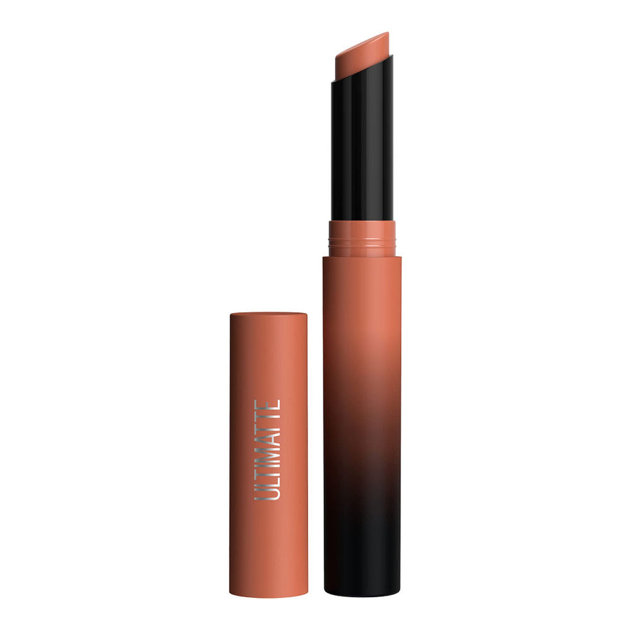 Maybelline Color Sensational Ultimatte Slim Matte Lipstick 688 More Sepia with lightweight warm brown matte finish