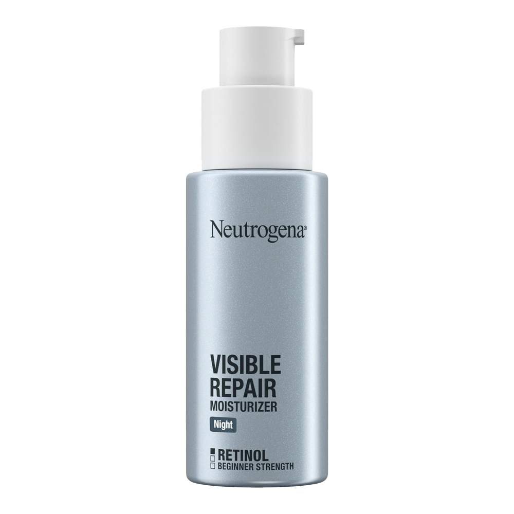 Neutrogena Rapid Wrinkle Repair Retinol Night Moisturiser targets fine lines, smooths texture and fades wrinkles while you sleep