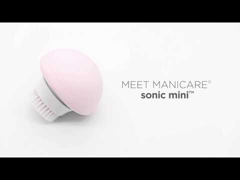 How to use the Manicare Sonic Mini rechargeable facial cleansing brush to deep-clean pores and achieve clearer, glowing skin