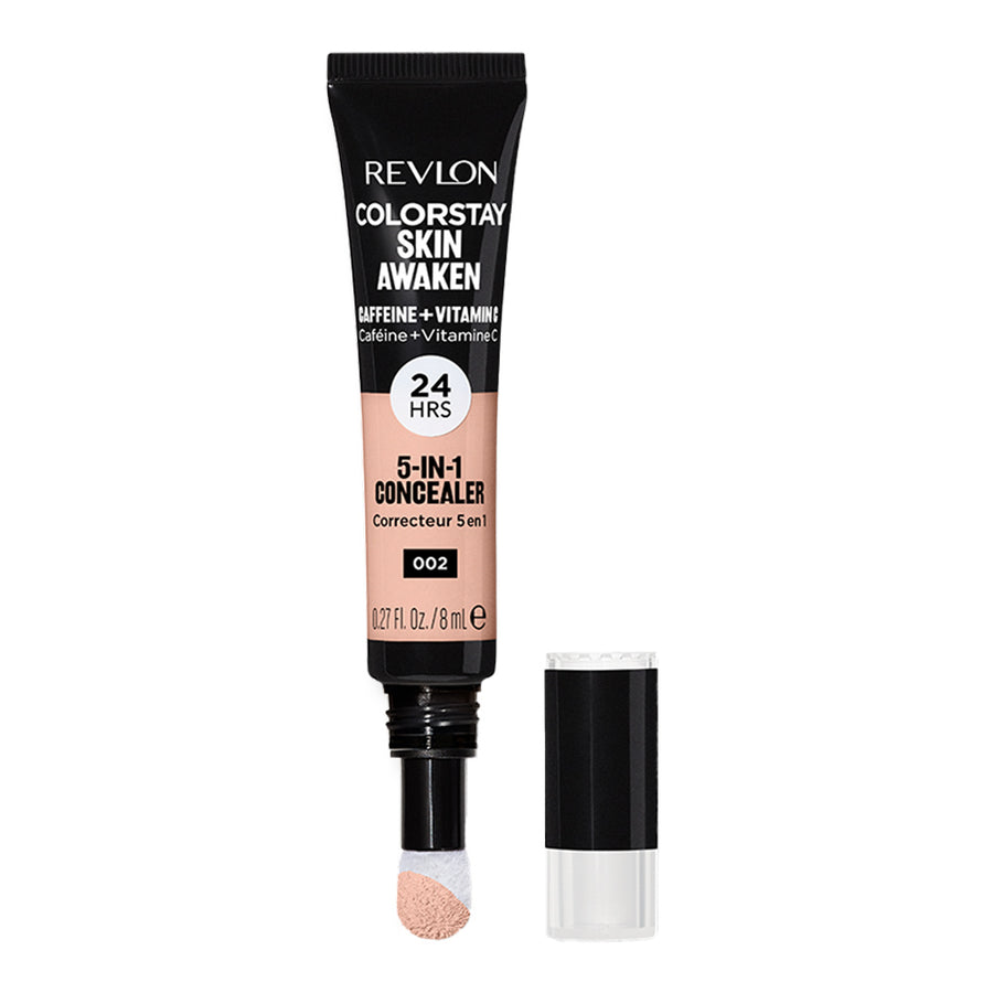 Revlon ColorStay 5-in-1 Concealer 002 Universal Brightener with caffeine, vitamin C, 24HR wear and natural skin finish