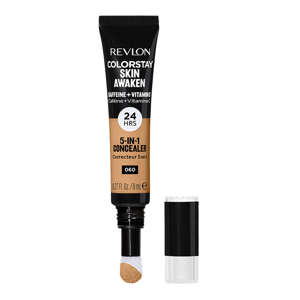 Revlon ColorStay 5-in-1 Concealer 060 Deep with caffeine, vitamin C, 24HR wear and natural skin finish