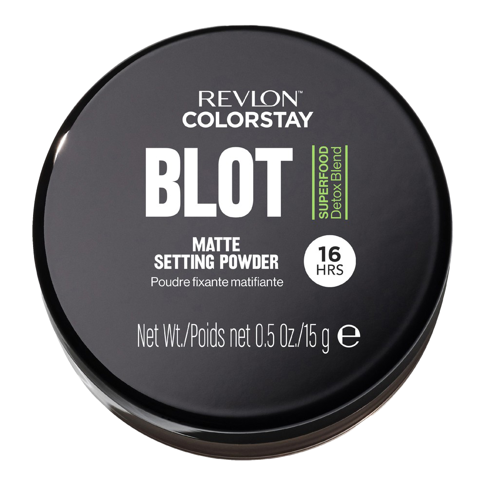 Revlon ColorStay Blot Setting Powder closed compact – longwear mattifying powder with citrus, aloe and broccoli for 16H oil control