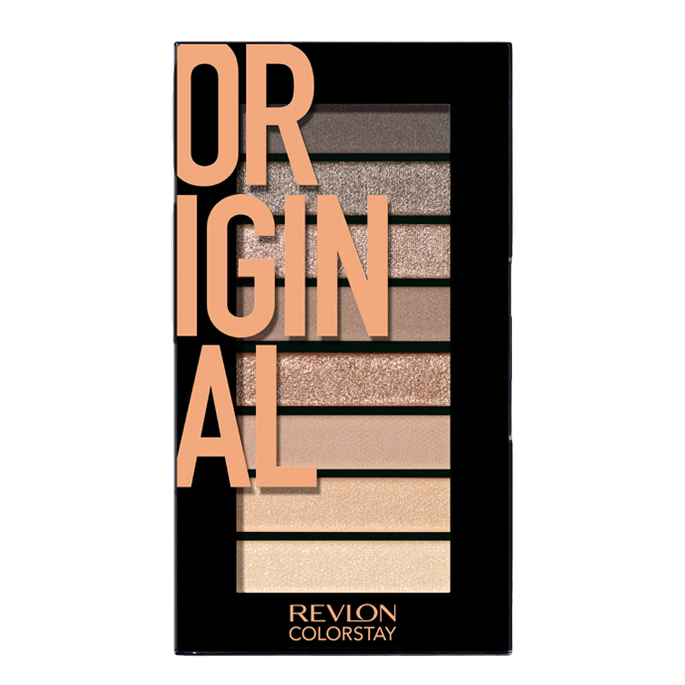 Revlon ColorStay Looks Book Eye Shadow Palette 900 ORIGINAL – 8 bold shades, longwear, travel-sized compact