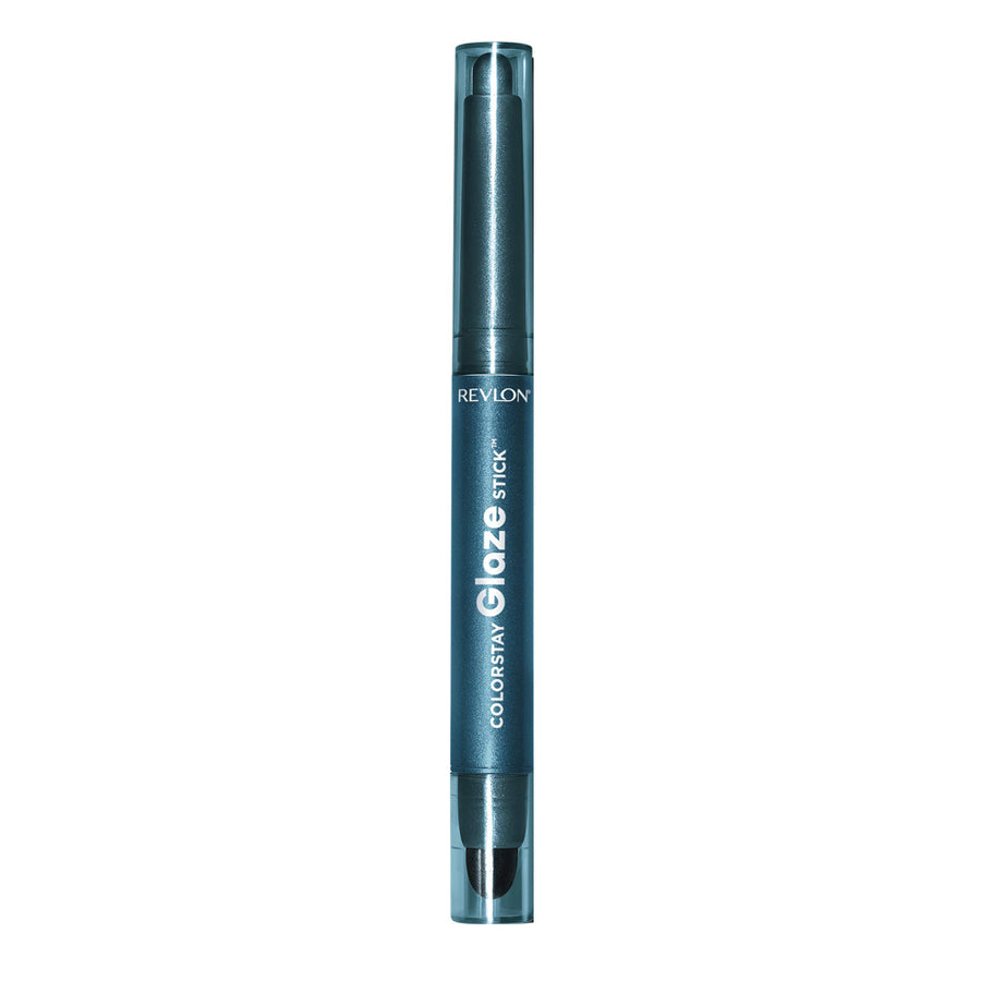 Revlon Glaze Stick Eye Shadow 875 Sapphire waterproof high pigment with silky pearl finish and smudger Blush Fiji