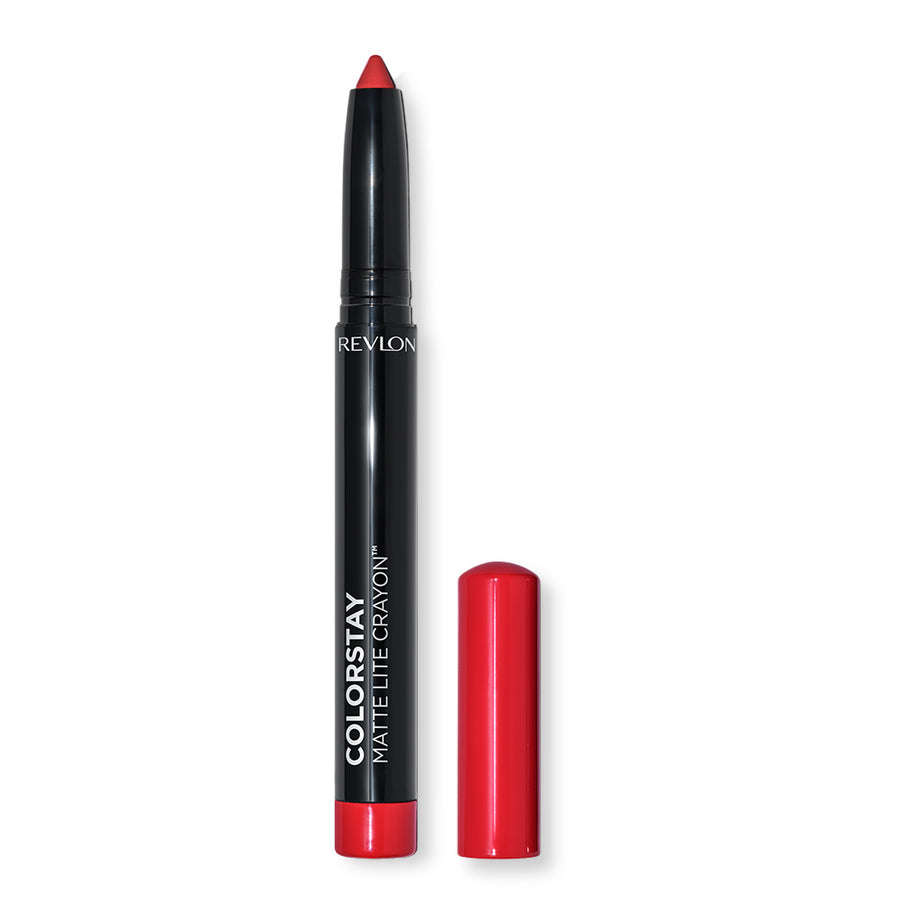 Revlon ColorStay Matte Lite Crayon 010 AIR KISS – Lightweight matte lip crayon with bold colour and built-in sharpener
