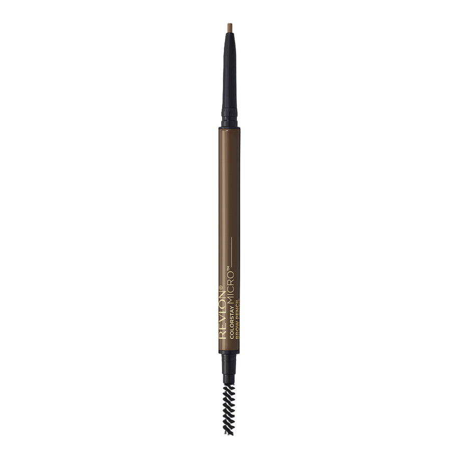 Revlon Micro Brow Pencil 454 MEDIUM BROWN – micro-tip, smooth formula, natural definition, waterproof 16HR wear