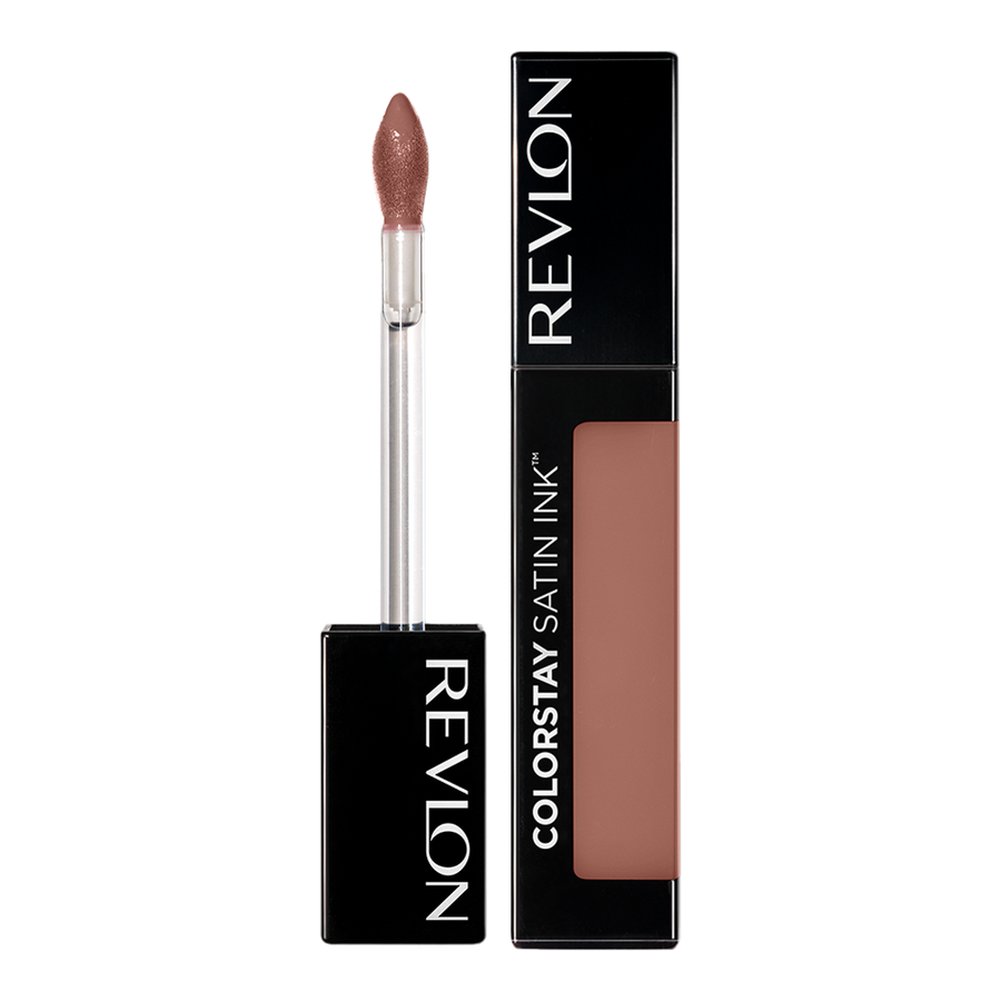 Revlon ColorStay Satin Ink in shade 001 YOUR GO TO – high-pigment liquid lipstick with 16HR wear and satin finish