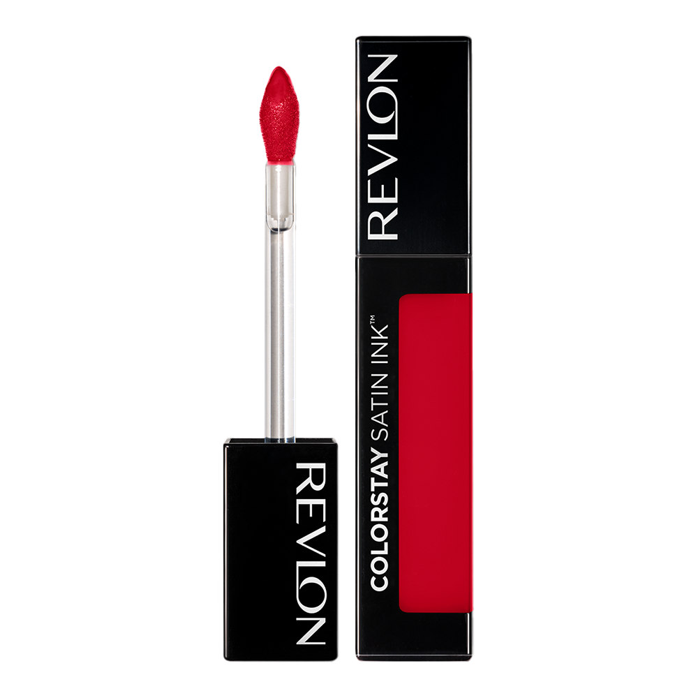Revlon ColorStay Satin Ink in shade MY OWN BOSS – high-pigment liquid lipstick with 16HR wear and satin finish