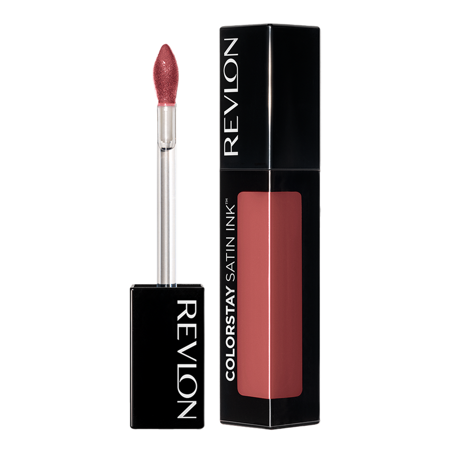 Revlon ColorStay Satin Ink Crown Jewels 032 Lady Topaz – satin-finish liquid lipstick with 16HR wear, infused with Vitamin E