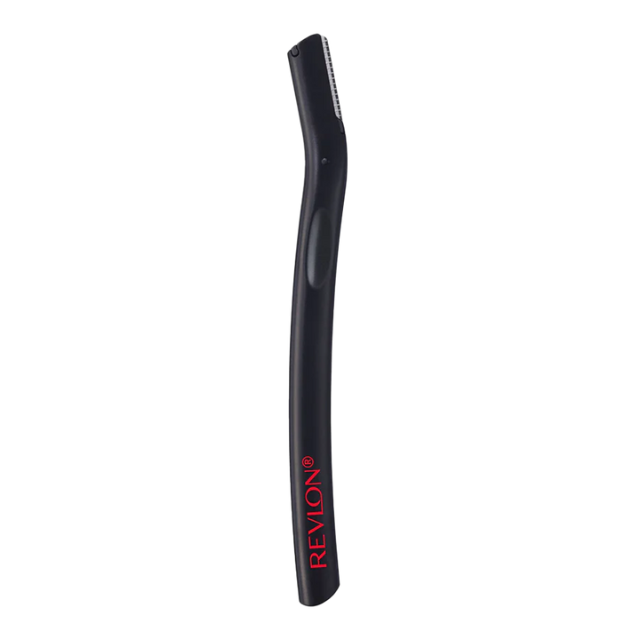 Single Revlon Eyebrow Precision Shaper with slim handle, stainless steel blade, and protective shield for precise brow grooming