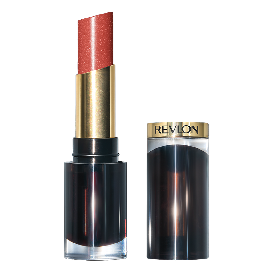 Revlon Glass Shine Lipstick - 014 GLARING CORAL - High-shine, moisturising finish
