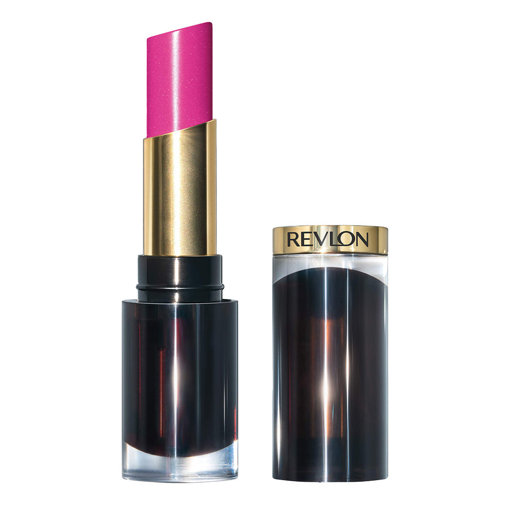 Revlon Glass Shine Lipstick - 022 FUCHSIA GLEAM - High-shine, moisturising finish
