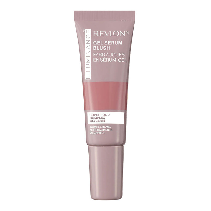 Revlon Illumiance Gel Serum Blush 110 Enchanted Mauve, hydrating gel-serum blush with a soft, luminous mauve finish