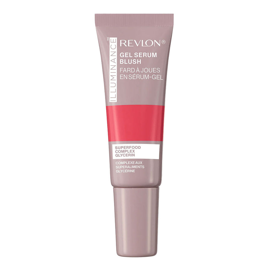 Revlon Illumiance Gel Serum Blush 120 Striking Rose, hydrating gel-serum blush with radiant rosy finish