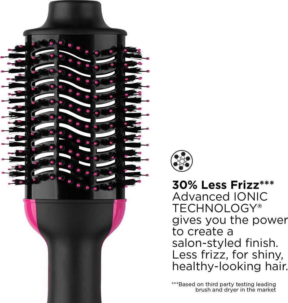 Revlon One-Step Volumiser in Black – claims 30% less frizz vs standard drying