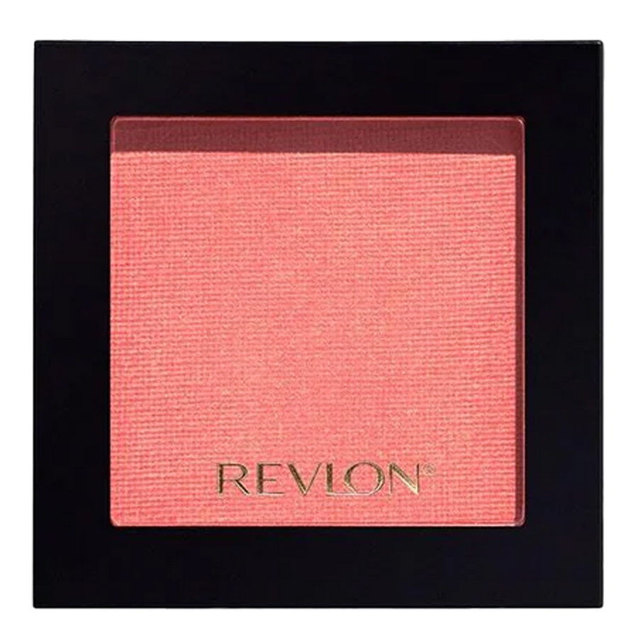 Revlon Powder Blush 029 ROSE BOMB – rosy red pressed blush with vivid payoff, talc-free pigment & soft-focus texture