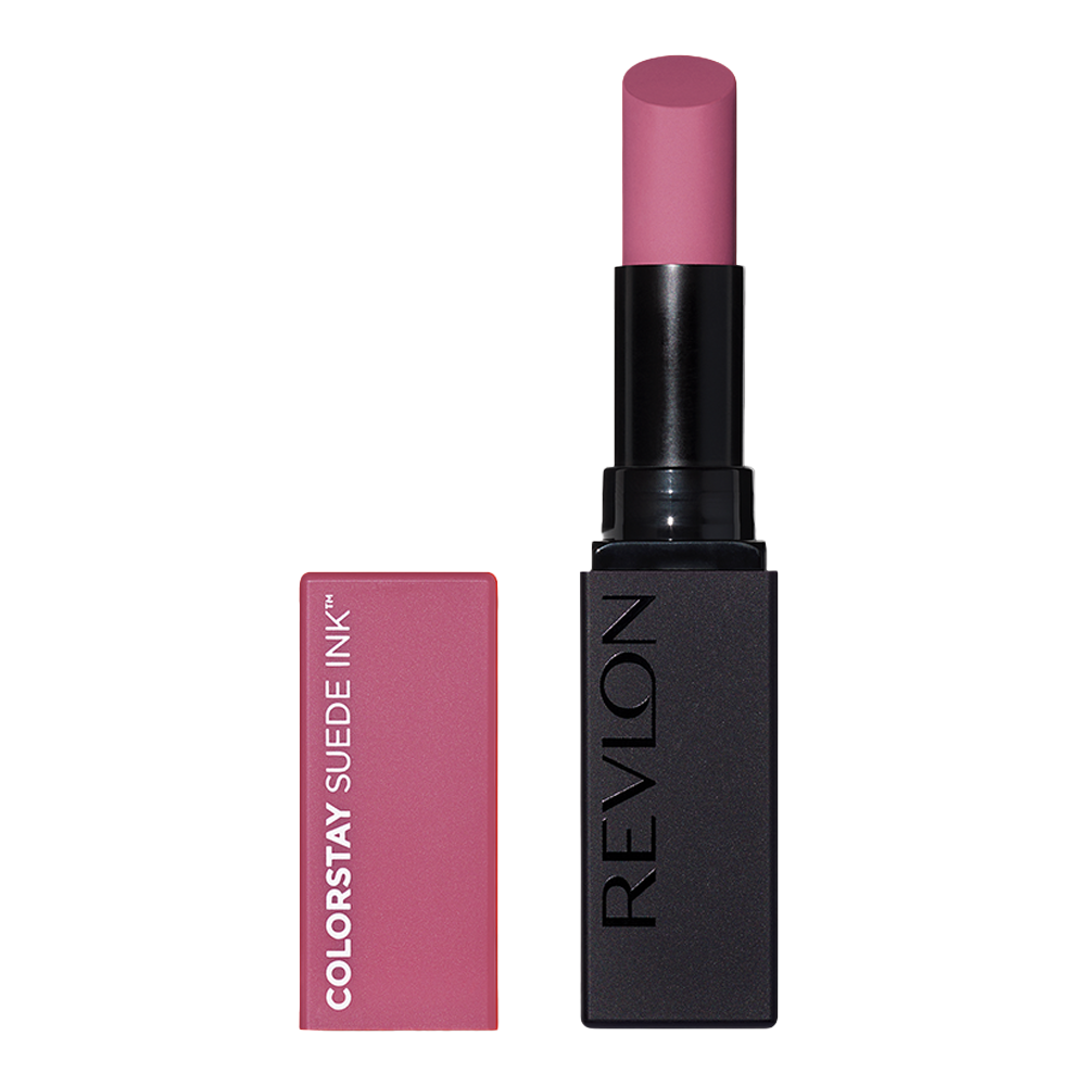 Revlon ColorStay Suede Ink Lipstick in 009 IN CHARGE – matte, smudge-proof finish
