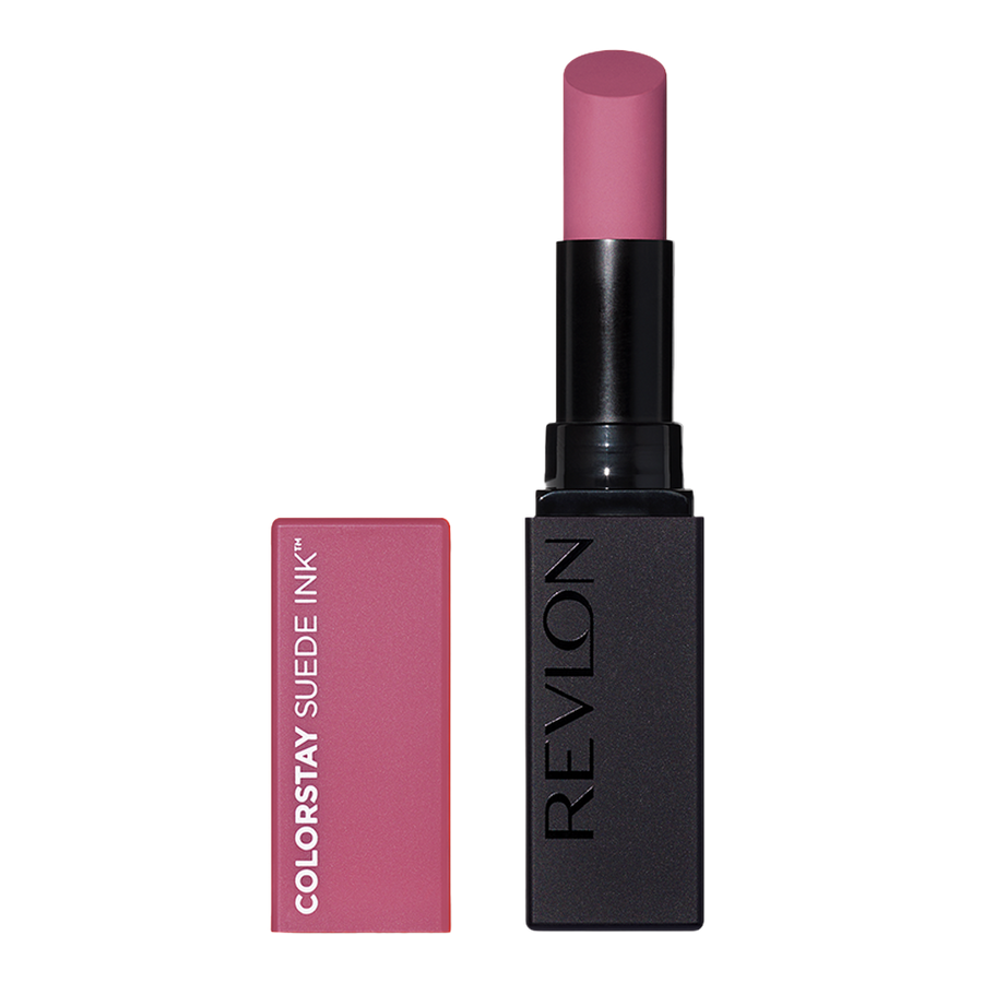 Revlon ColorStay Suede Ink Lipstick in 009 IN CHARGE – matte, smudge-proof finish

