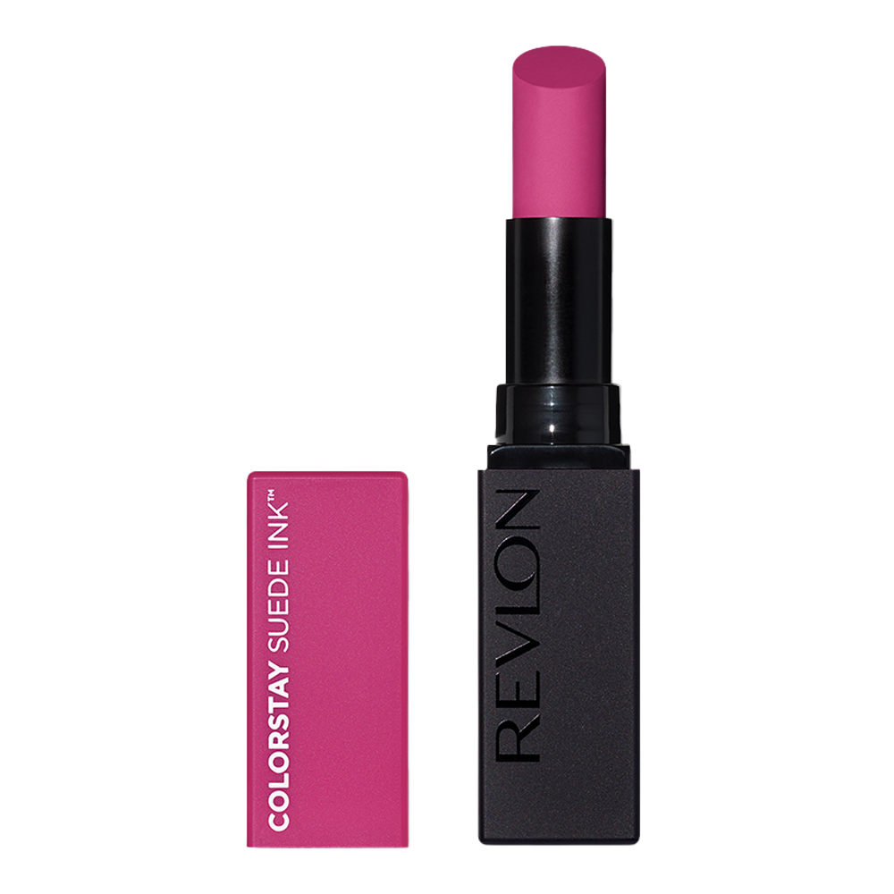 Revlon ColorStay Suede Ink Lipstick in 010 TUNNEL VISION – matte, smudge-proof finish
