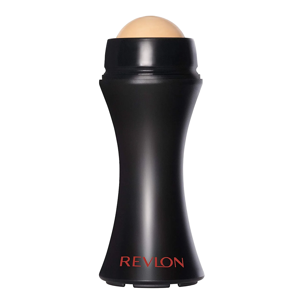 Revlon volcanic oil-control roller–reusable stone tool for oily skin, shine removal, and on-the-go matte touch-ups
