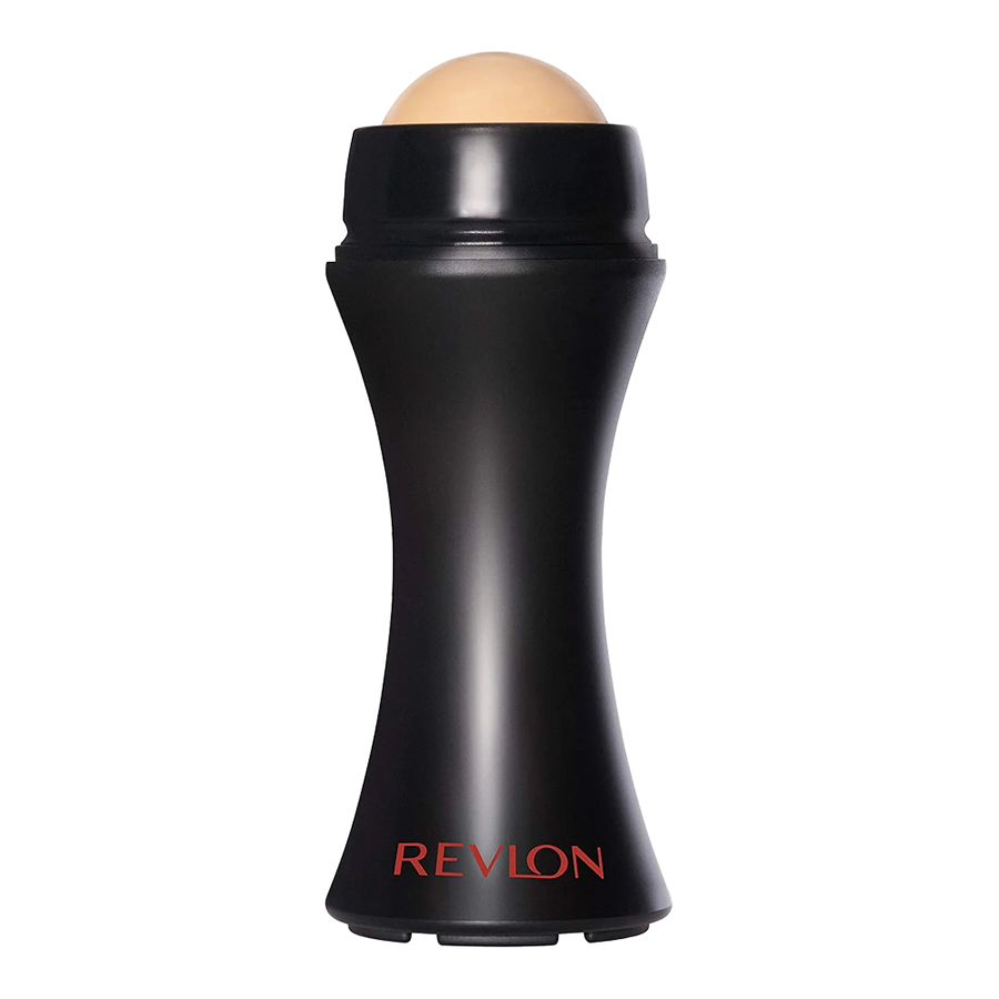 Revlon volcanic oil-control roller–reusable stone tool for oily skin, shine removal, and on-the-go matte touch-ups