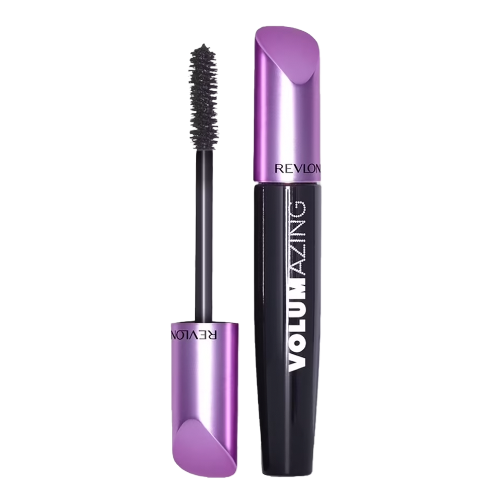 Revlon Volumazing Mascara 901 Blackest Black – 24HR wear, high volume, curved brush, bold pigment, no flakes or smudging