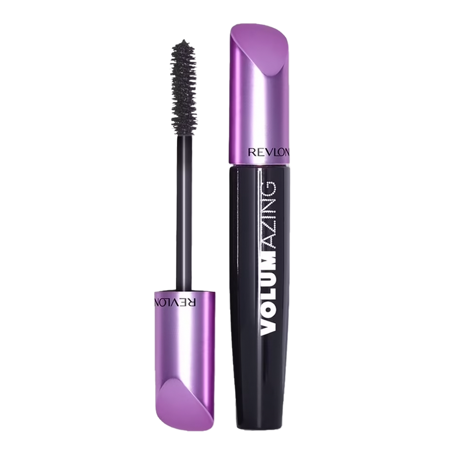 Revlon Volumazing Mascara 901 Blackest Black – 24HR wear, high volume, curved brush, bold pigment, no flakes or smudging
