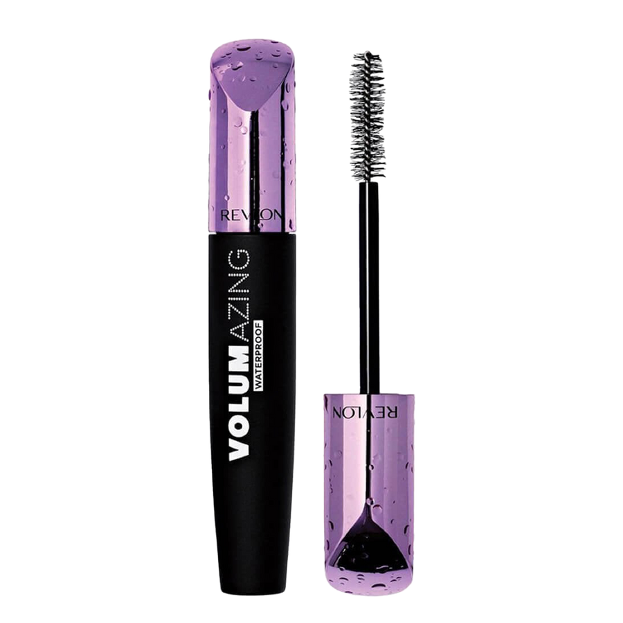 Revlon Volumazing Waterproof Mascara 951 Blackest Black–24HR waterproof wear, bold volume, ultra-black pigment, smudge-proof
