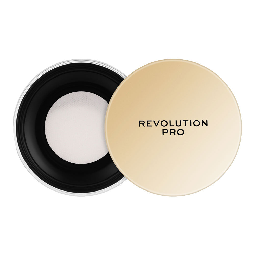 Revolution Pro Hydra Matte Setting Powder, translucent setting powder blurring pores, oil control, matte base – Blush Fiji
