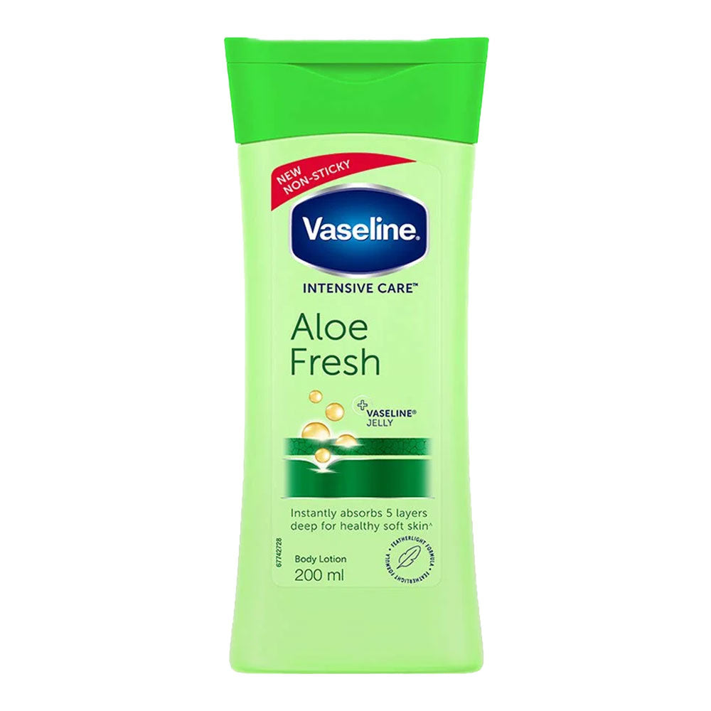 Vaseline Intensive Care Aloe Soothe Body Lotion 100% pure aloe vera Vaseline Jelly