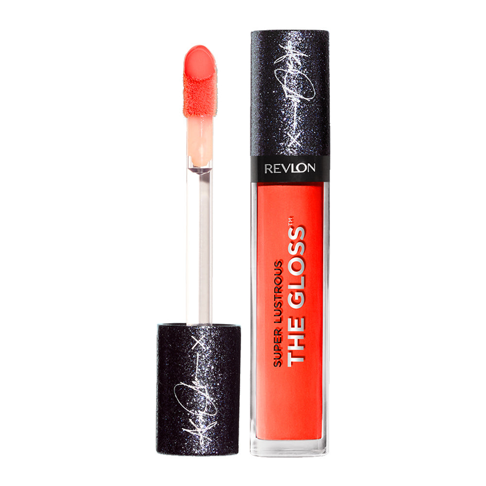 Revlon X Ashley Graham Gloss 314 FIERY SPIRIT lip gloss with hydrating formula and high-shine, non-sticky finish
