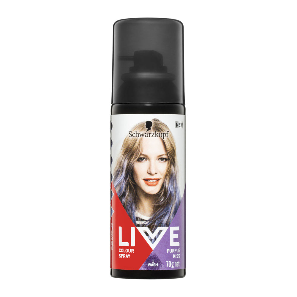 Schwarzkopf Live Colour Spray 1 Wash PURPLE KISS