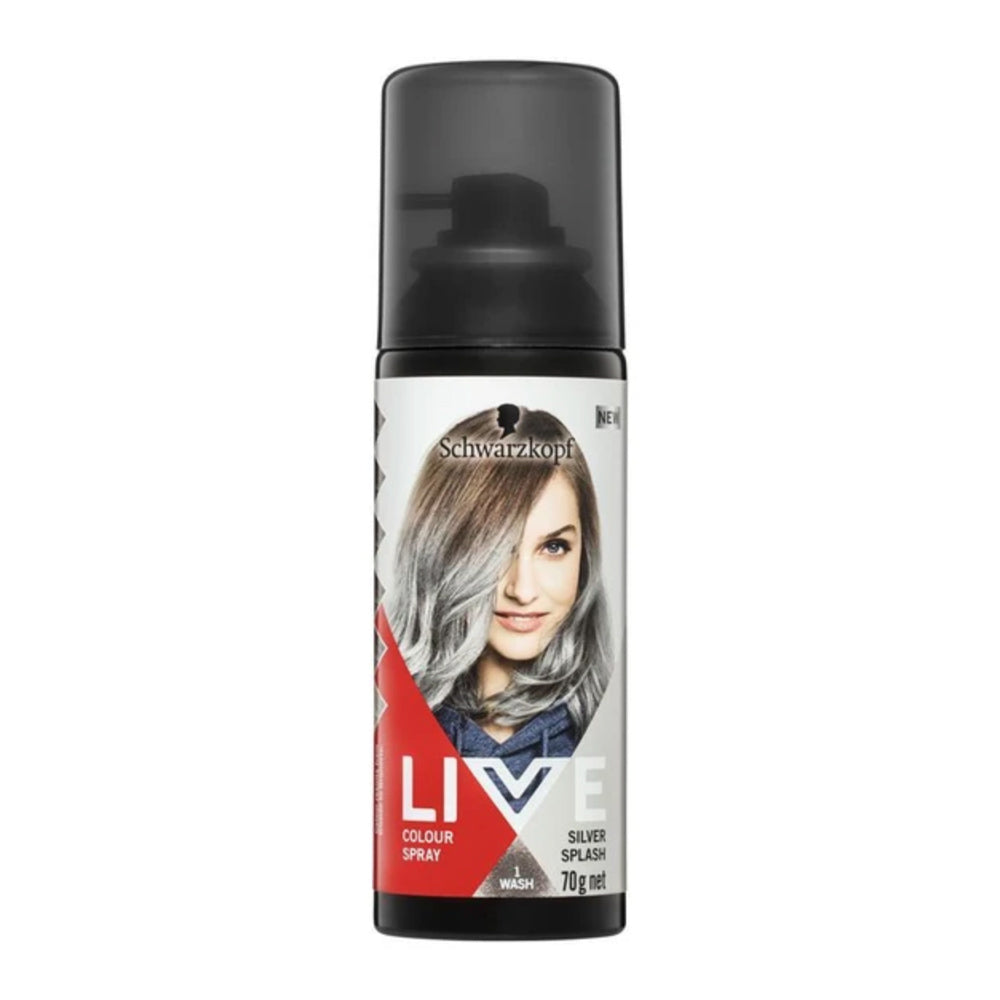 Schwarzkopf Live Colour Spray 1 Wash SILVER SPLASH