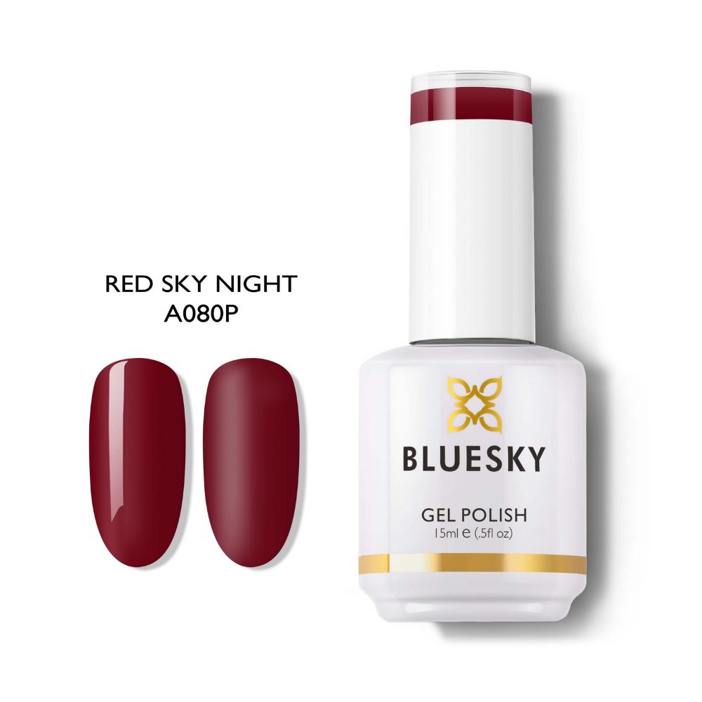 Bluesky Gel Polish 15ml A080P RED SKY NIGHT