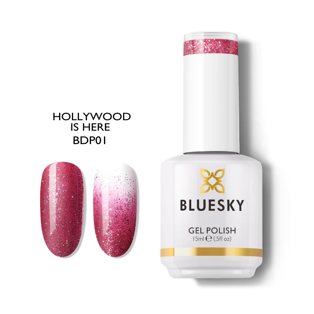 Bluesky Gel Polish Dazzling Platinum Collection 15ml BDP01 HOLLYWOOD IS HERE