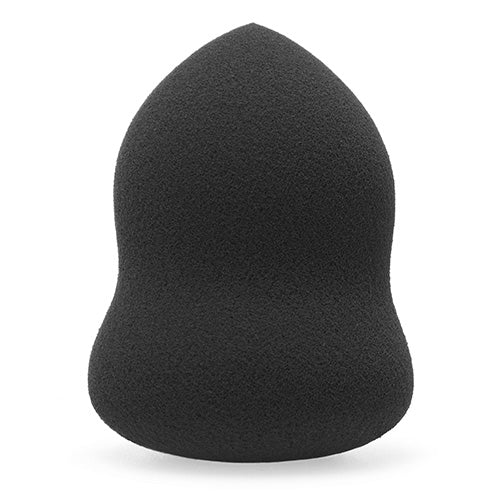 Blush Hourglass Beauty Sponge BLACK with latex-free design for wet or dry use, ideal for smooth, streak-free makeup blending