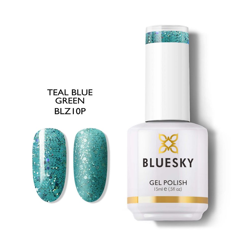 Bluesky Gel Polish 15ml BLZ10P TEAL BLUE GREEN