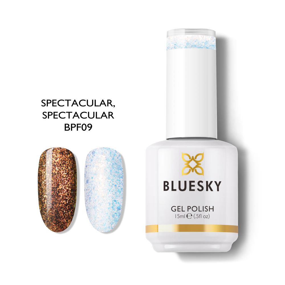 Bluesky Gel Polish Peacock Fashion Collection 15ml BPF09 SPECTACULAR, SPECTACULAR