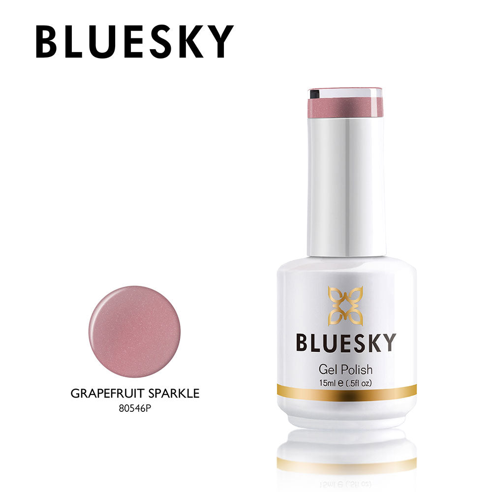 Bluesky Gel Polish 15ml 80546P GRAPEFRUIT SPARKLE