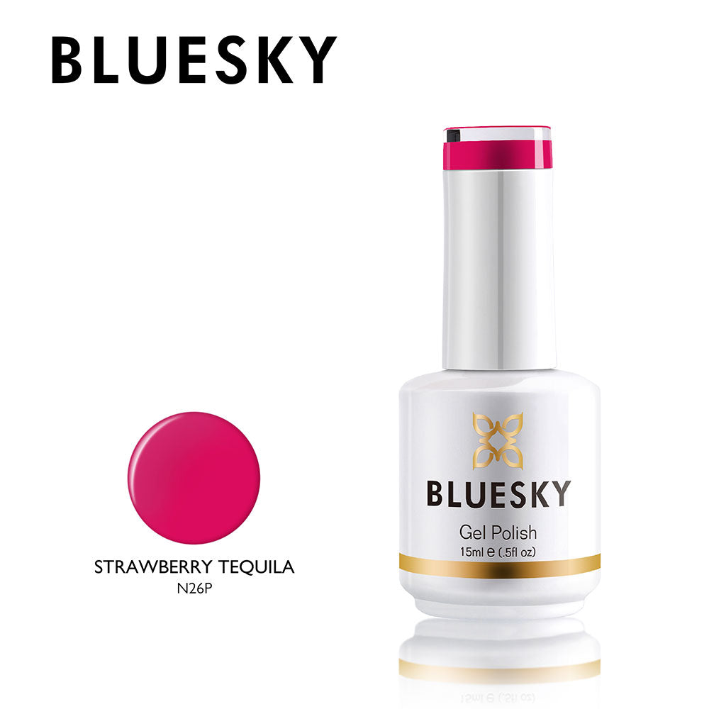Bluesky Gel Polish 15ml N26P STRAWBERRY TEQUILA