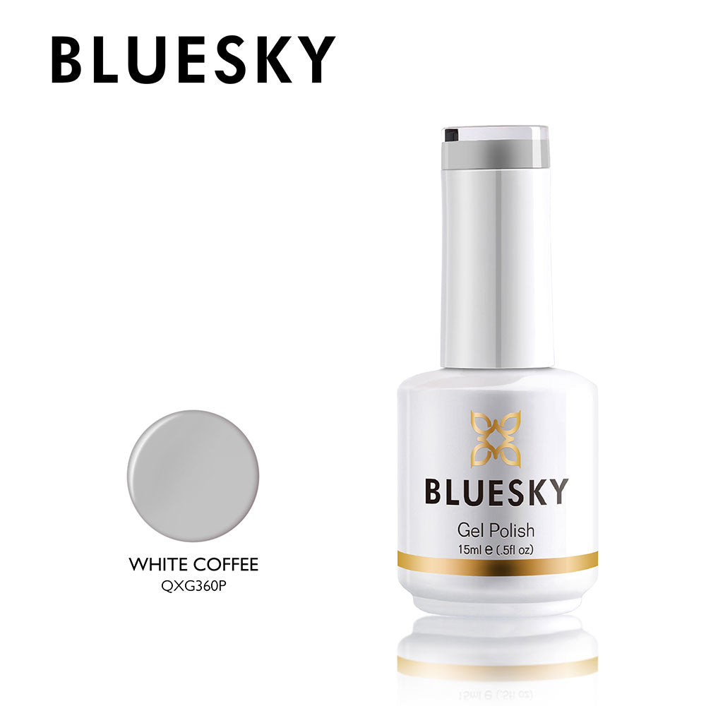 Bluesky Gel Polish 15ml QXG360P WHITE COFFEE