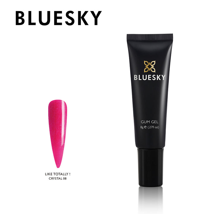 Bluesky Crystal Gum Gel 8g 08 LIKE TOTALLY!