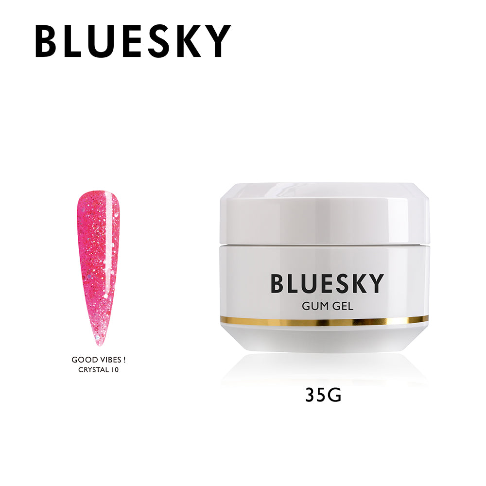 Bluesky Crystal Gum Gel 35g 10 GOOD VIBES!